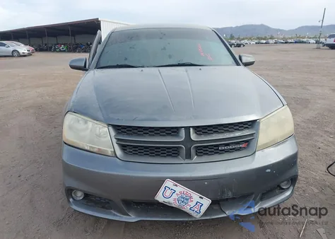 2013 Dodge Avenger Sxt из США, поврежденный, VIN 1C3CDZCB2DN554785